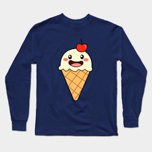 Cute Ice Cream Long Sleeve T-Shirt